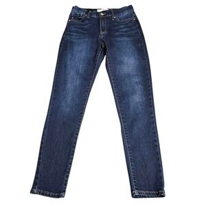 KanCan Womens Size 26 US 5 Laurielle High Rise Ankle‎ Skinny Jeans Dark Blue
